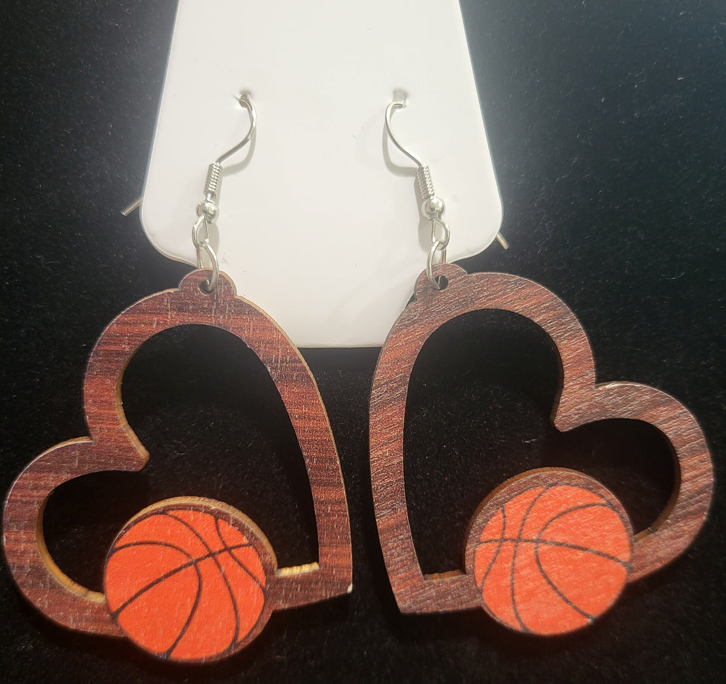 Love for Basketball Fan Earrings Dangle