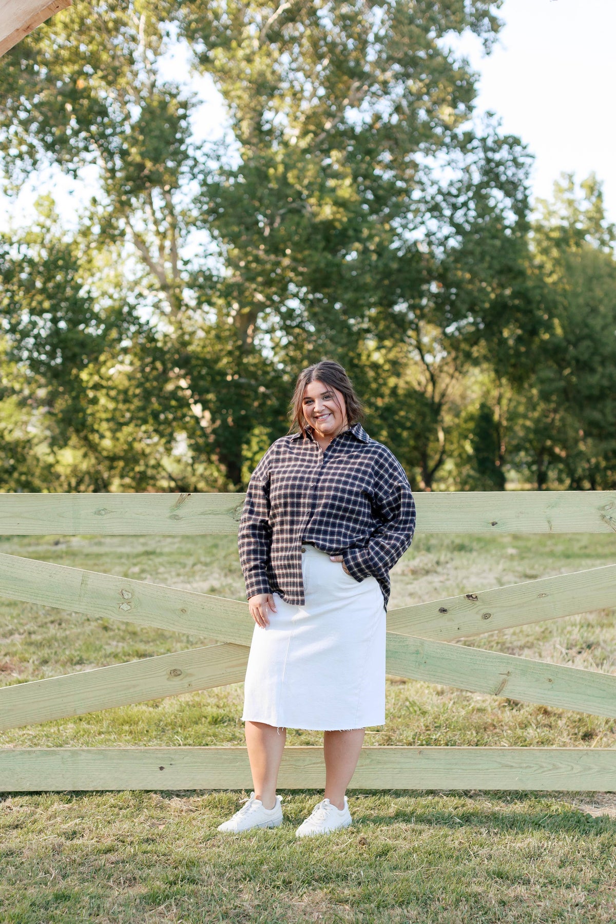 Dakota Fall Plaid Flannel Shacket