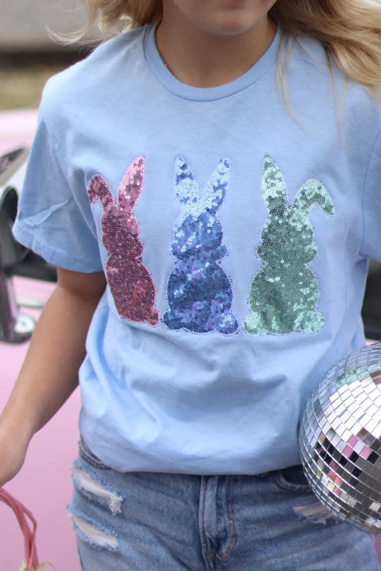 Easter Trio Bunny Short Sleeve Tee