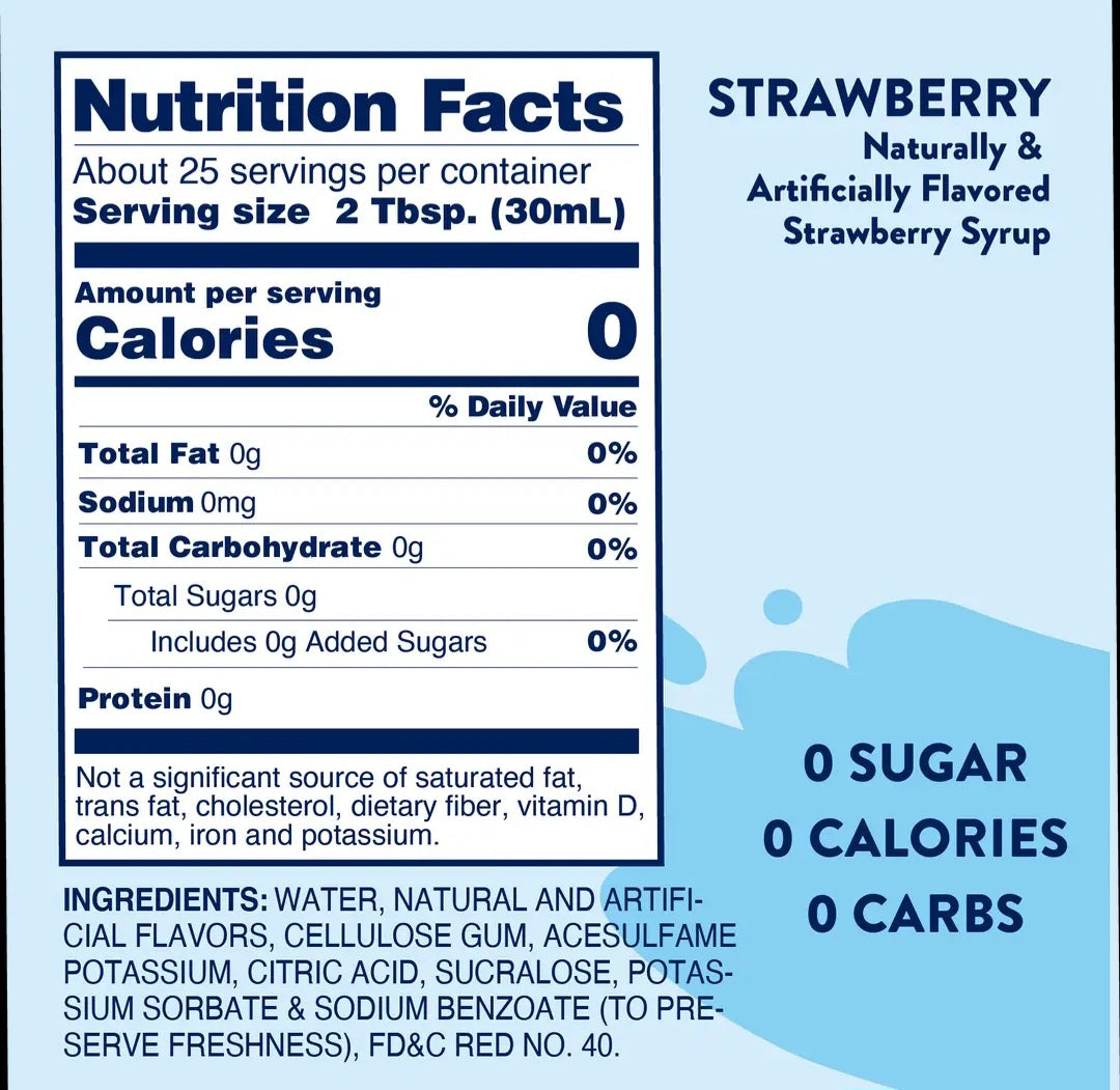 Sugar Free Strawberry Syrup
