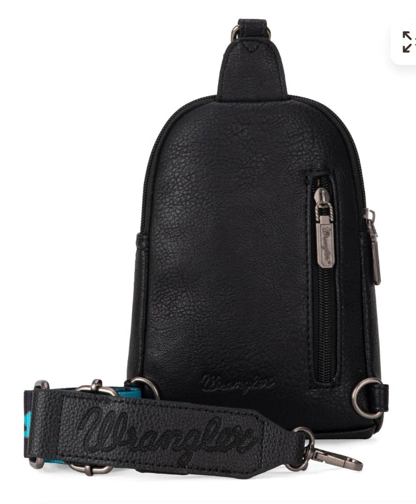 Untitled Sep23_2Wrangler Cow Print Crossbody Sling Chest Bag