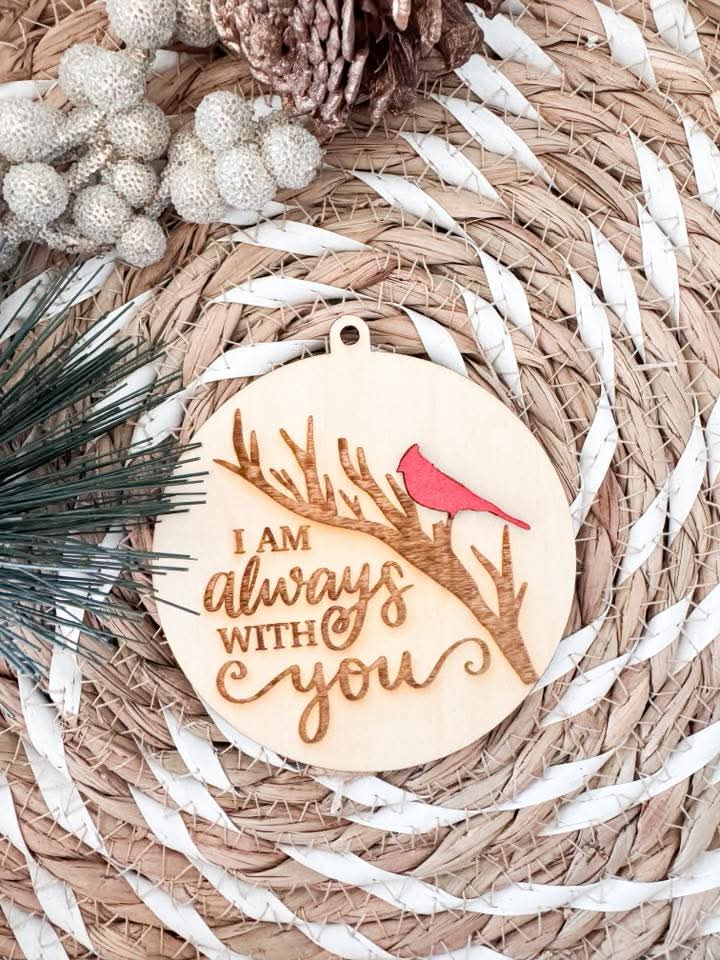 Wooden Laser Engraved Ornaments Unique