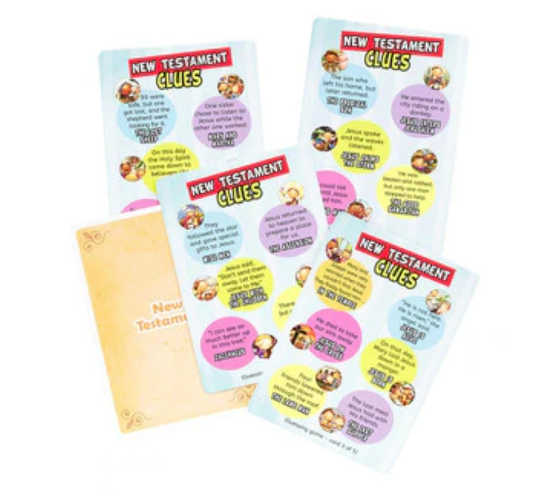 Bible Story Memory Cards New Testament