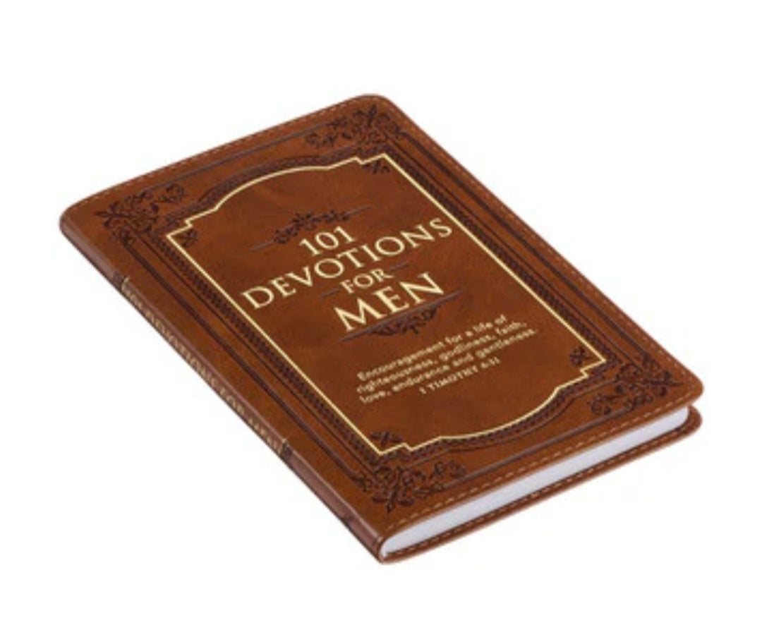 101 Devotions For Men Faux Leather
