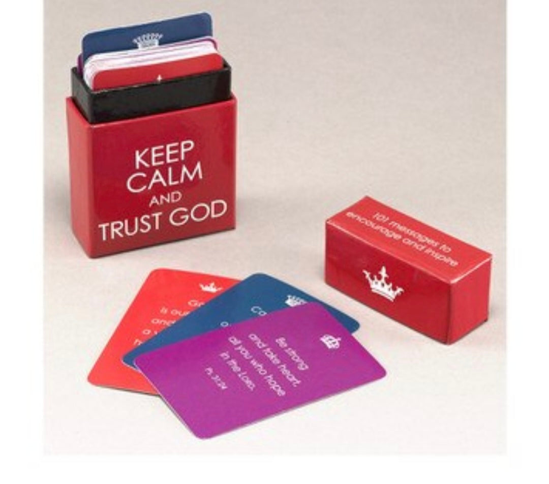 Keep Calm and Trust God Box of Blessings