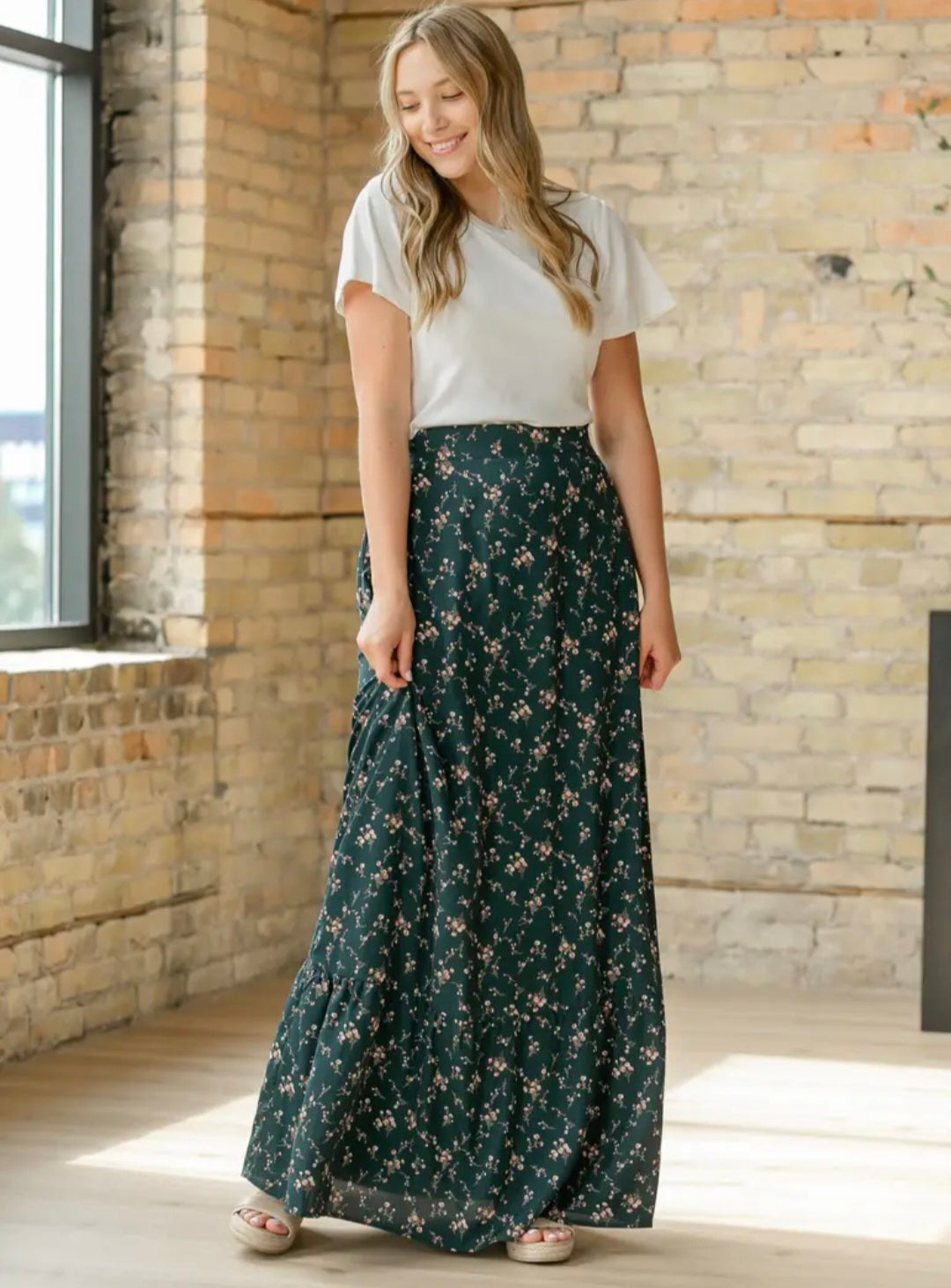 Women's Havyn Lined Maxi Skirt Fall Inherit Brand