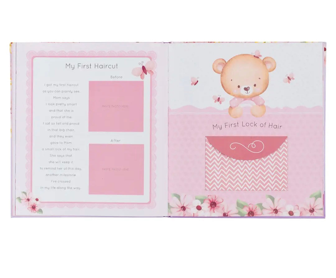 Baby Memory Book for Girls