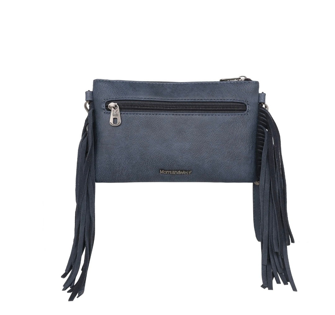 Montana West Tooled Collection Clutch/Crossbody