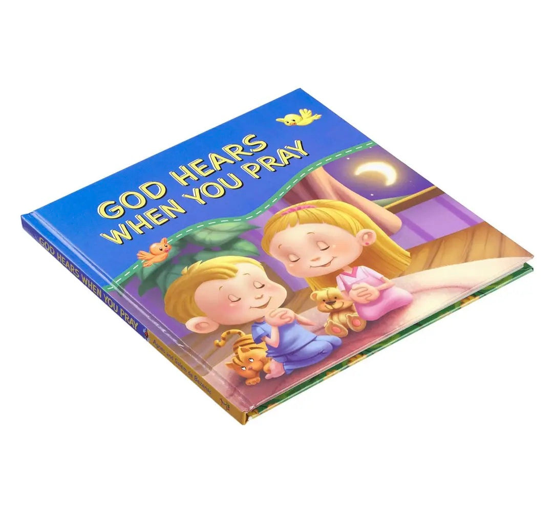 Kid Book God Hears You When You Pray Hardcover