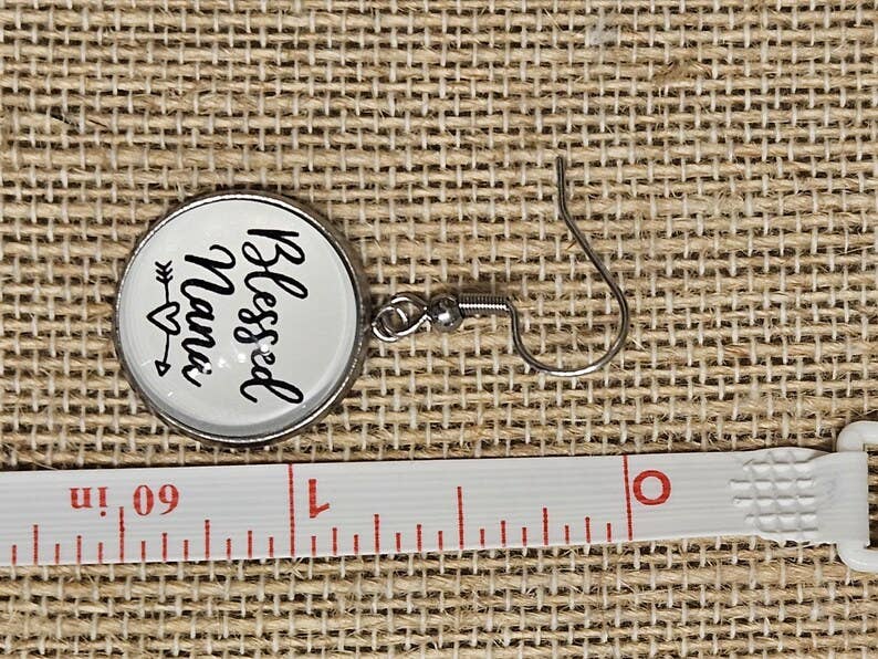 Nana Earrings - Handmade, Stainless Steel, Thinking of You Gift