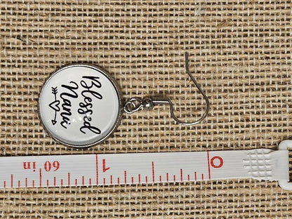 Nana Earrings - Handmade, Stainless Steel, Thinking of You Gift