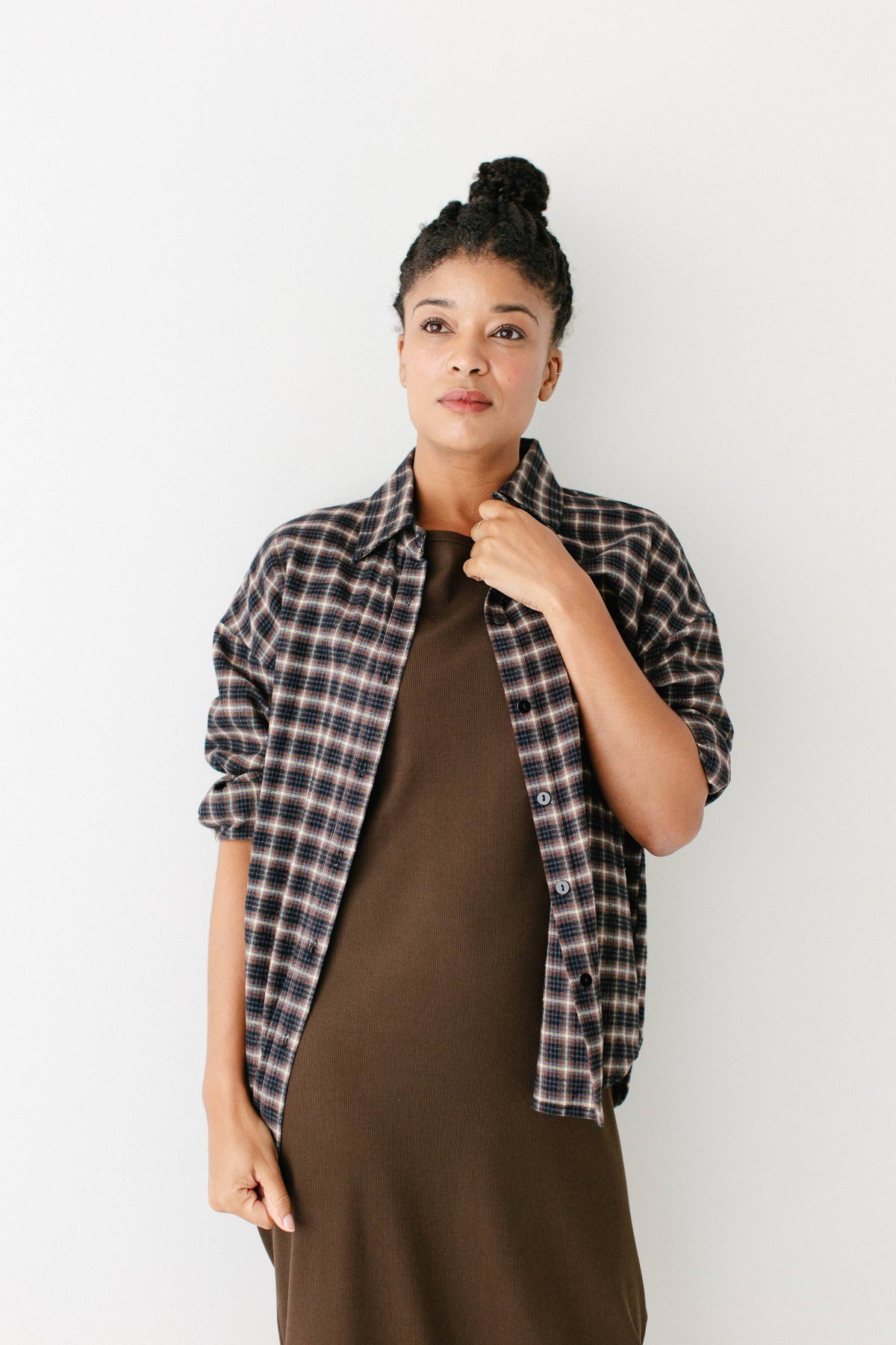 Dakota Fall Plaid Flannel Shacket