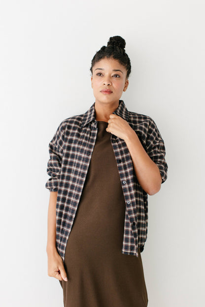 Dakota Fall Plaid Flannel Shacket