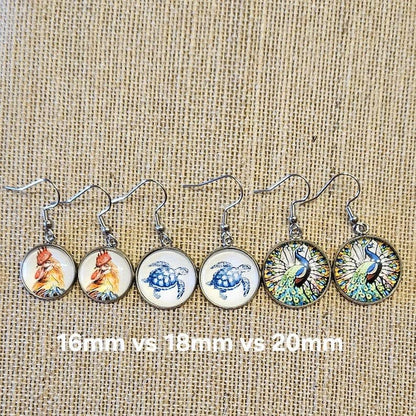 Nana Earrings - Handmade, Stainless Steel, Thinking of You Gift