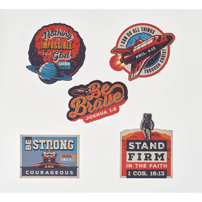 Sticker Set 5 pc. Boys Space Asst.
