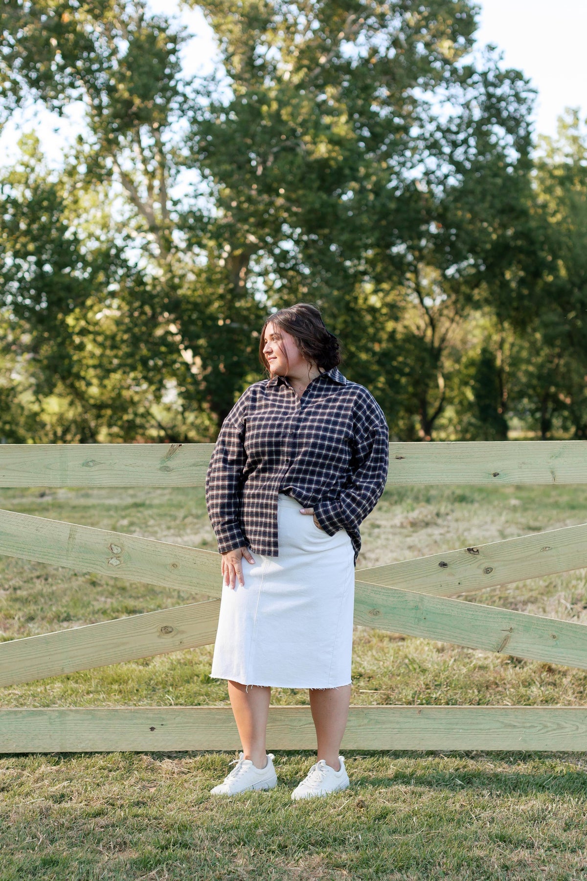 Dakota Fall Plaid Flannel Shacket