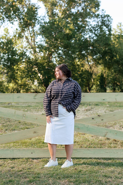 Dakota Fall Plaid Flannel Shacket