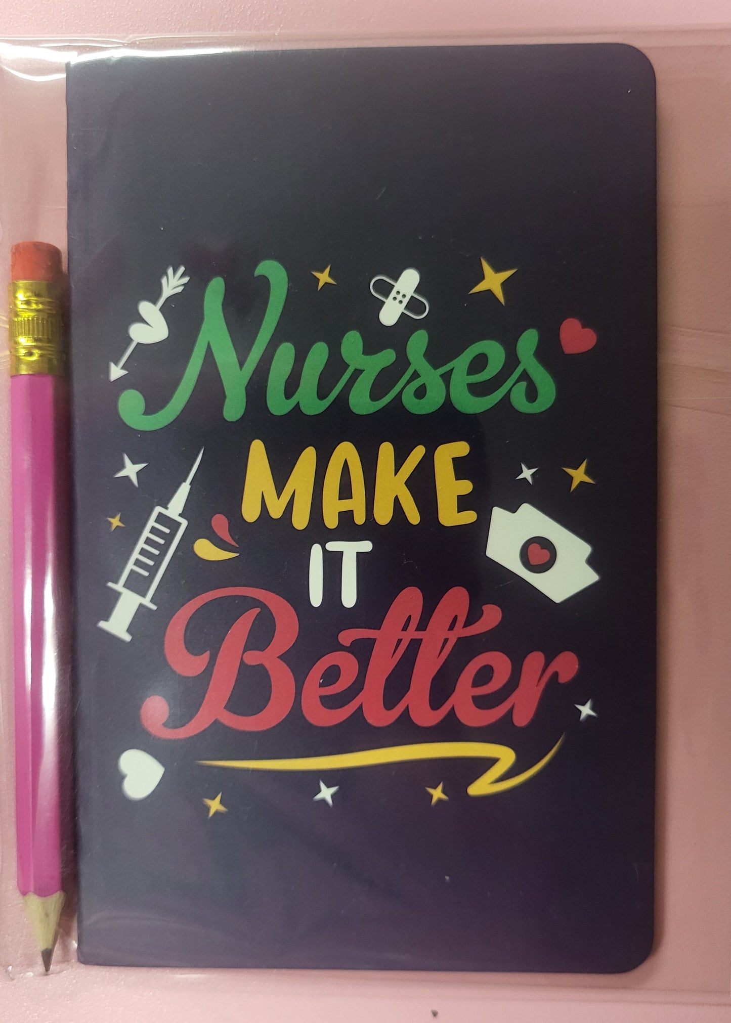 Nurses Lil Pocketbook n/pencil Set