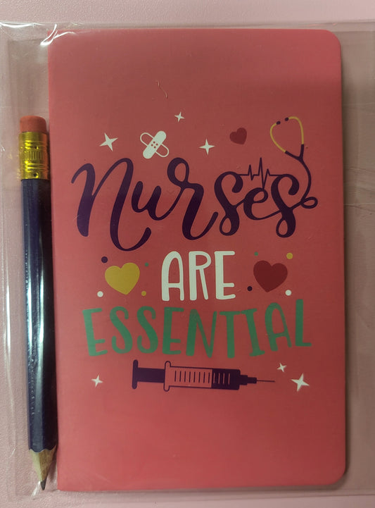 Nurses Lil Pocketbook n/pencil Set