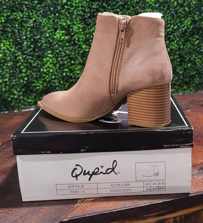 Cupid Burlewood Suede Boots