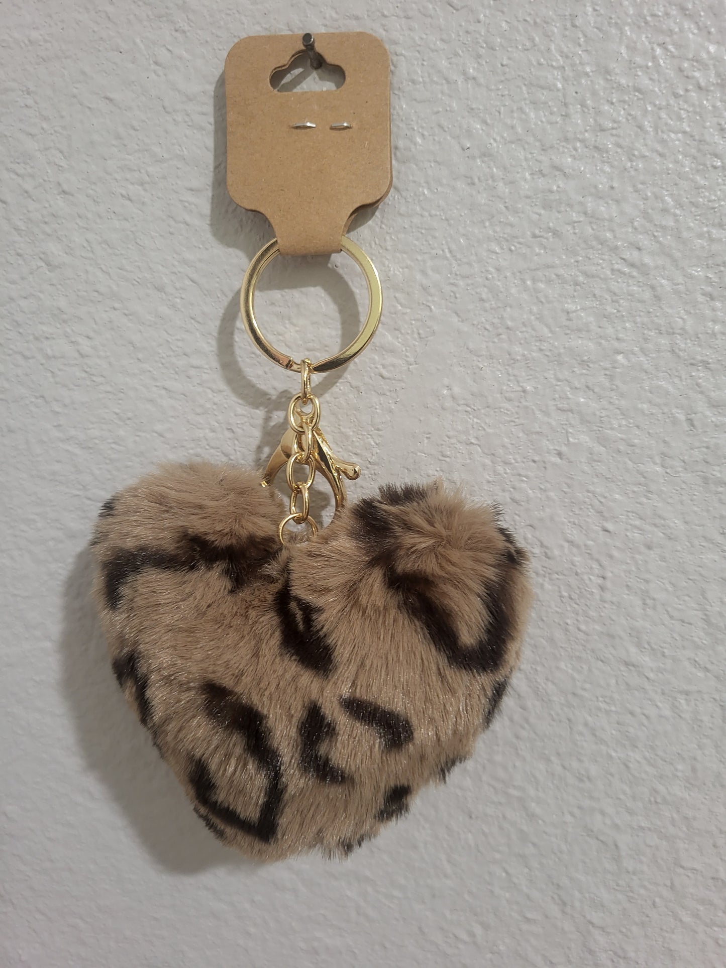 Heart Shaped Key Chain /Luggage or tote accessory