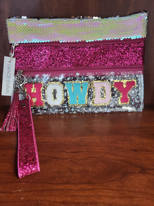 Howdy Blingy Double Zipper Versi Bag