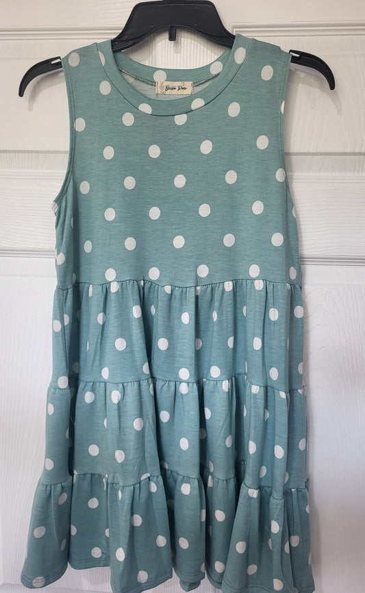 Benson River Polka Dot Dress Sleeveless