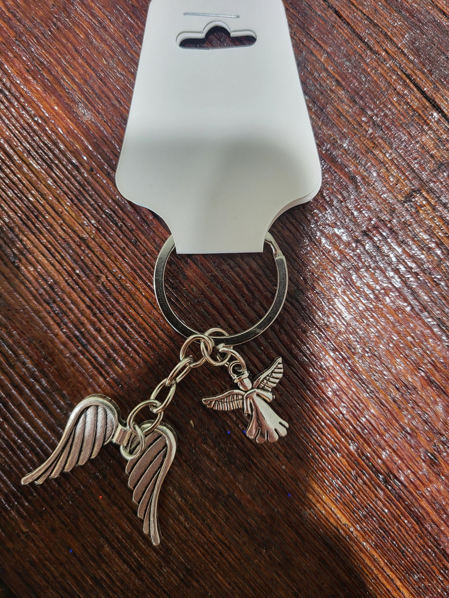 Keychain angel wings/guardian angel