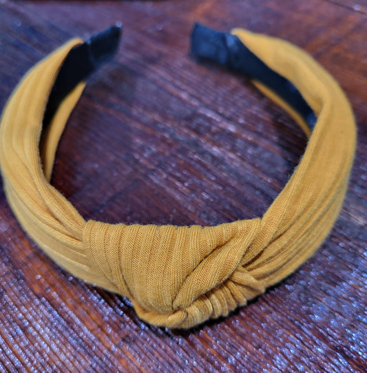 Mustard Knotted Headband