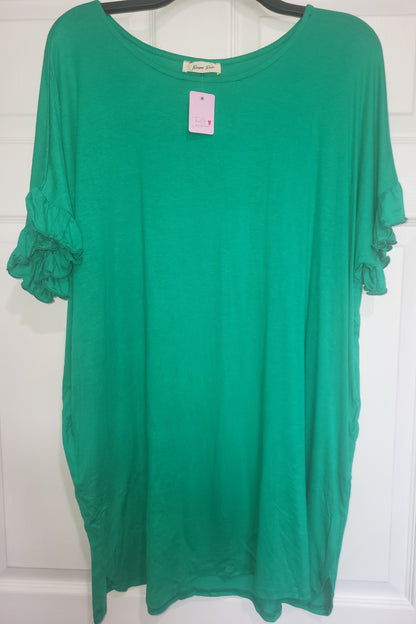 Ladies Beason River green dress