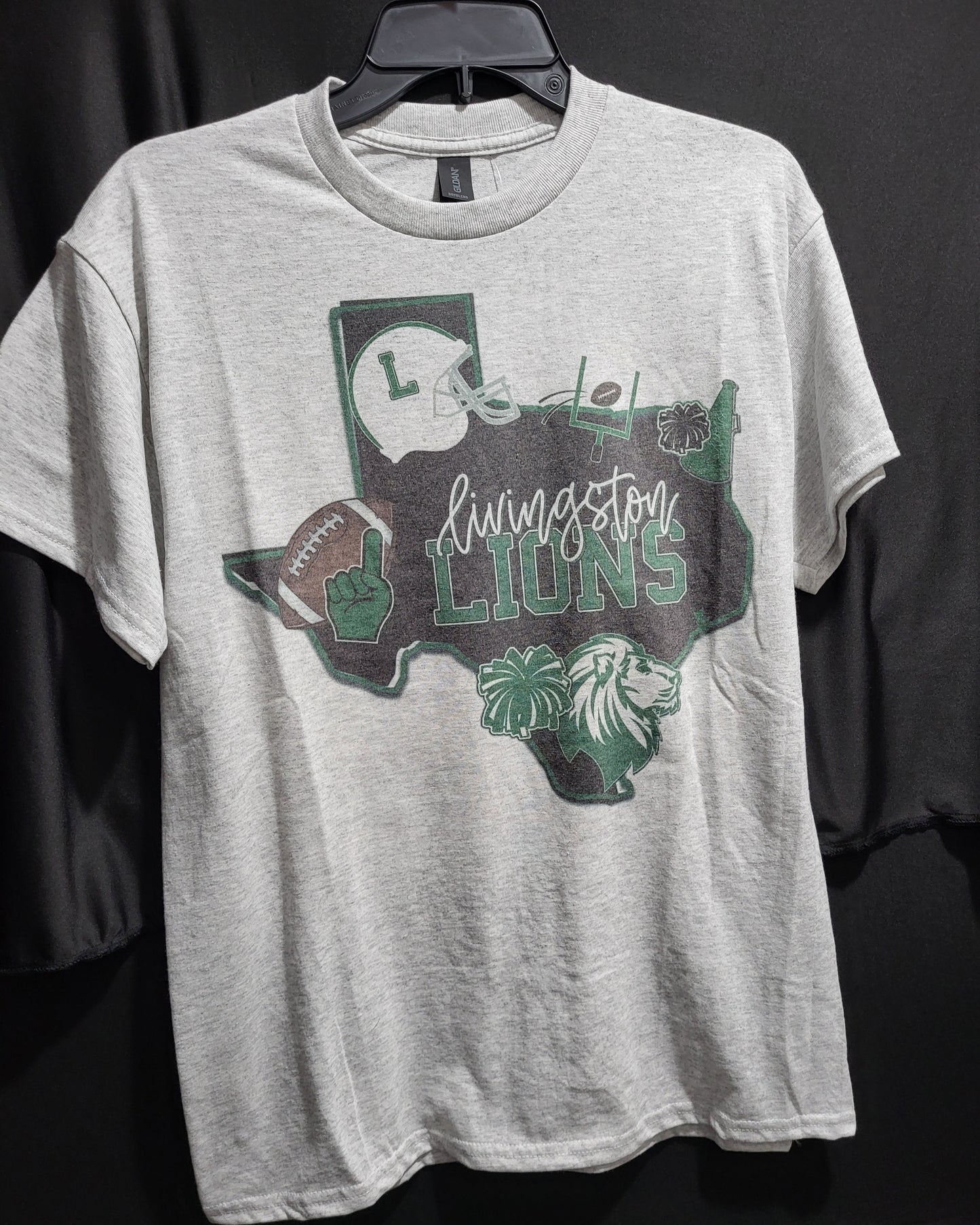 Livingston Lions Football Pride Tee 2X