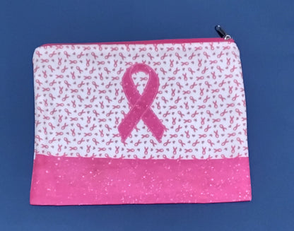 Breast Cancer Awareness Cosmetic/Pencil Bag