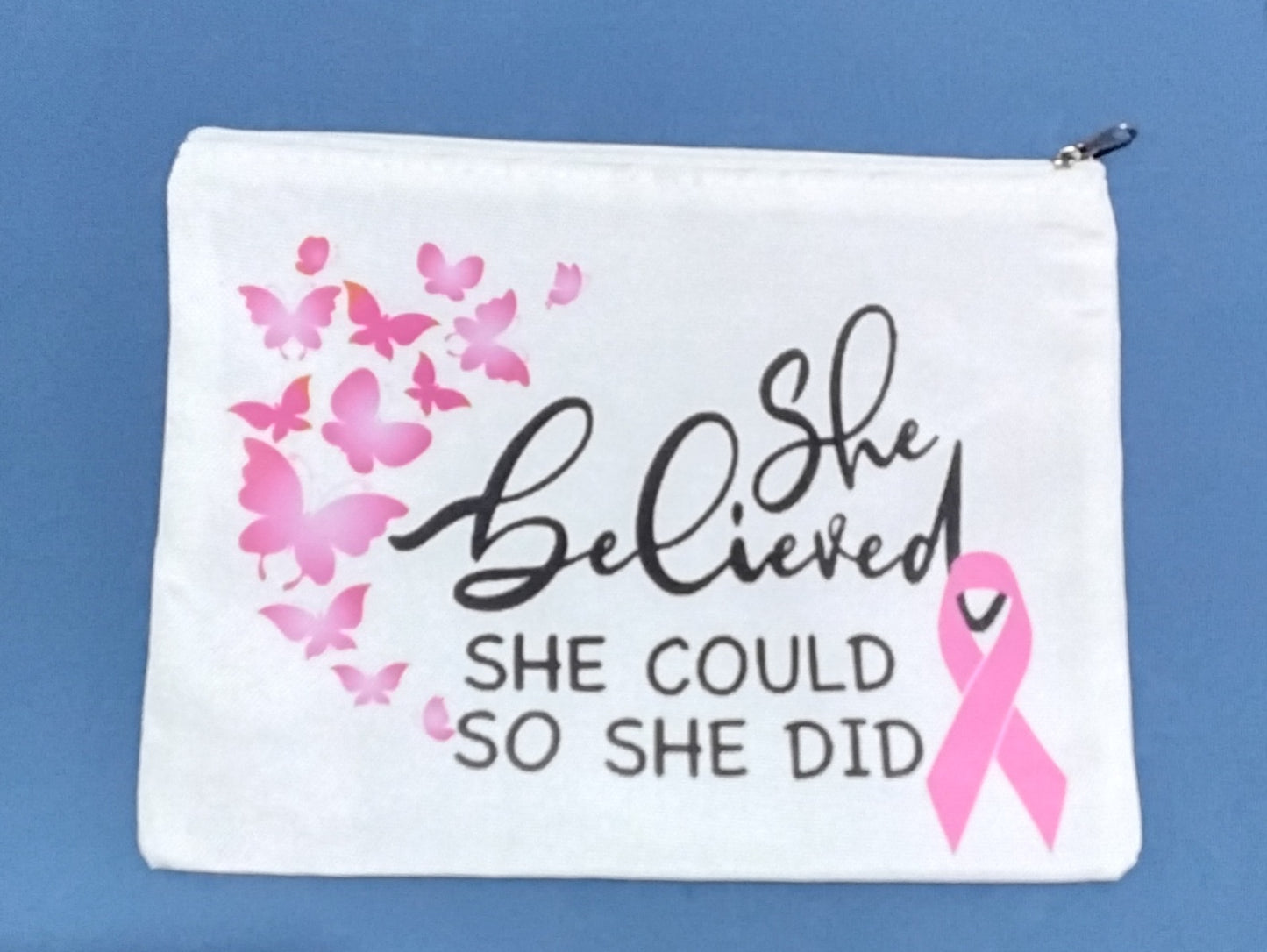 Breast Cancer Awareness Cosmetic/Pencil Bag