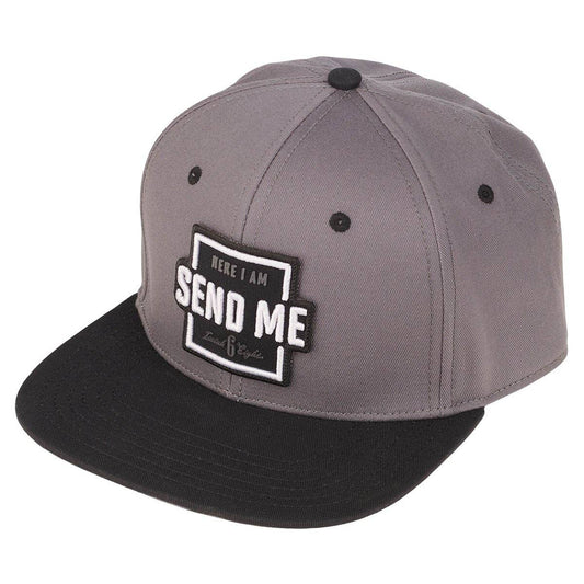 Baseball Cap Grey Send Me Isa. 6:8