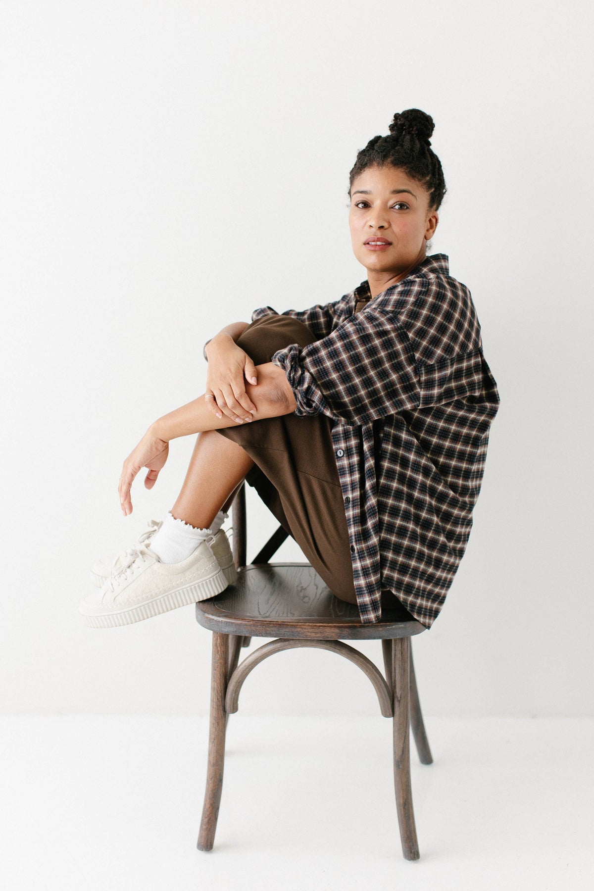 Dakota Fall Plaid Flannel Shacket
