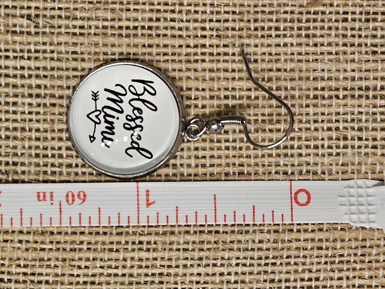 Blessed Mimi Earrings - Handmade, Stainless Steel, Thinking of You Gift