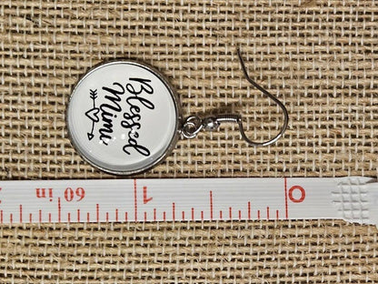 Blessed Mimi Earrings - Handmade, Stainless Steel, Thinking of You Gift