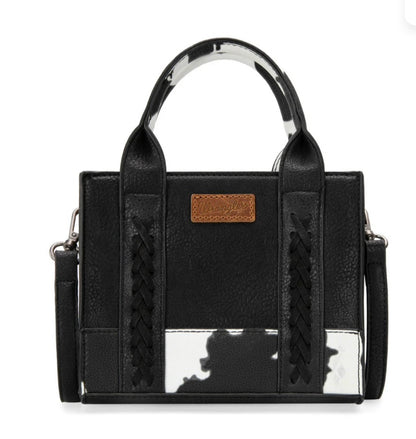 Wrangler Cow Print Concealed Carry Tote/Crossbody