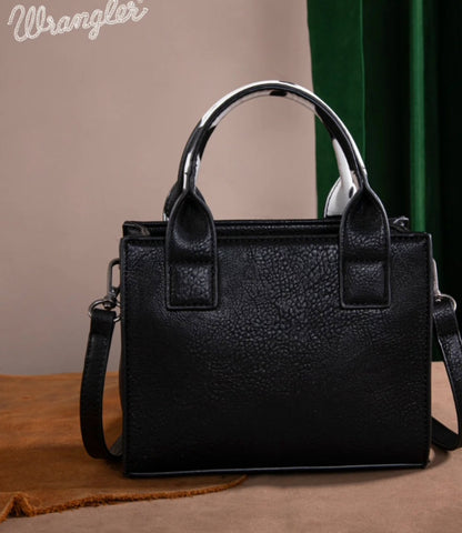 Wrangler Cow Print Concealed Carry Tote/Crossbody