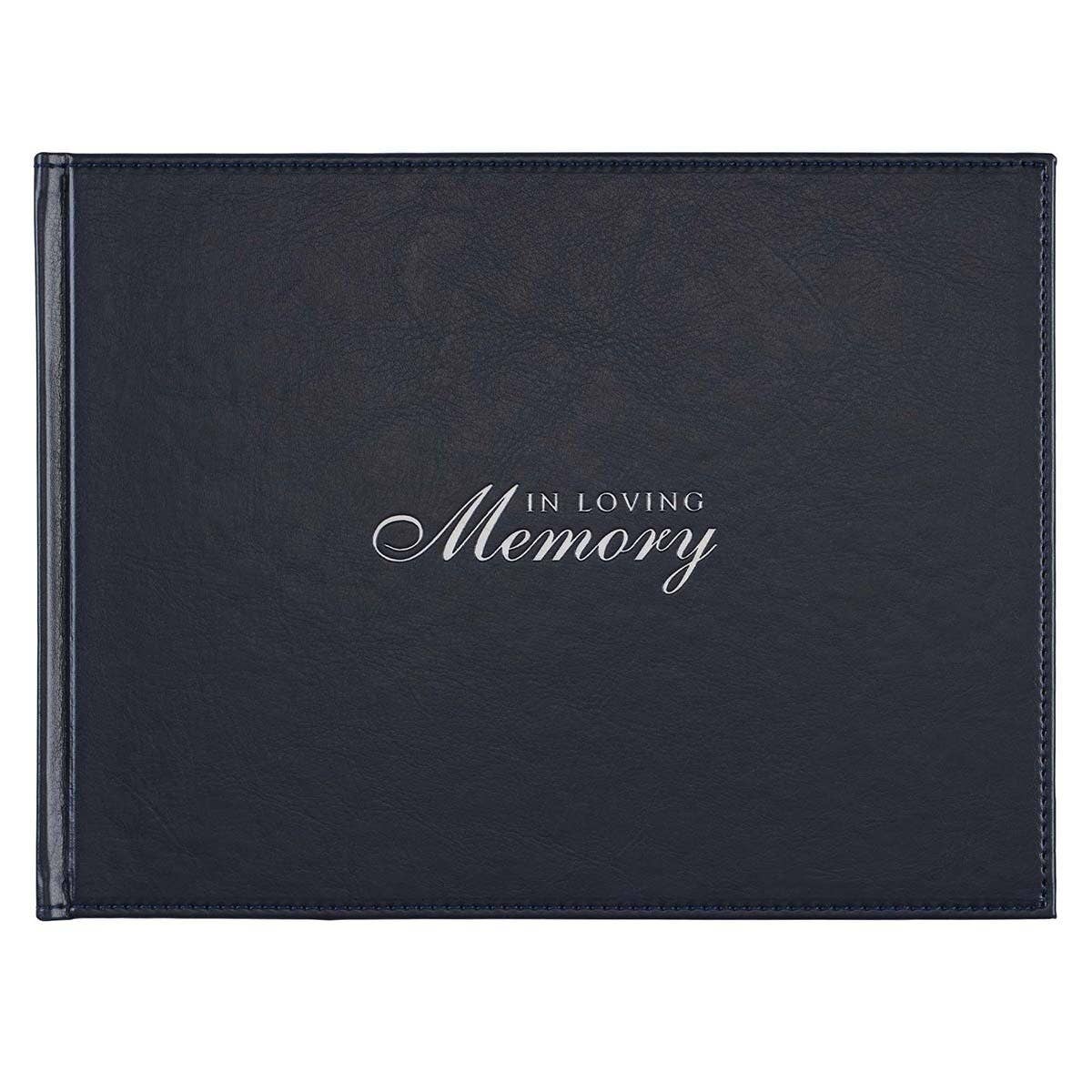 Guest Book Navy In Loving Memory