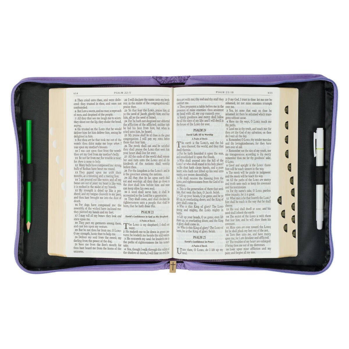 Bible Cover Fashion Lilac By Grace You've Been Saved Eph 2:8
