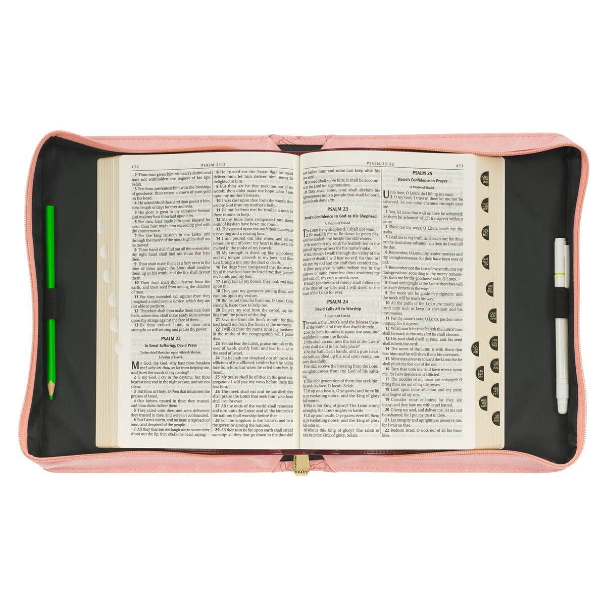 Bible Cover Fashion Floral Strength & Dignity Prov. 31:25