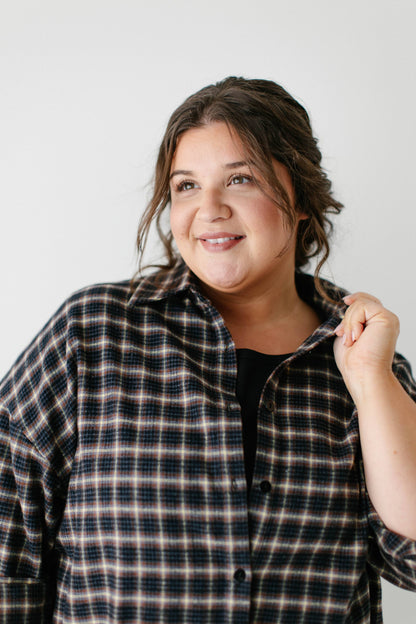 Dakota Fall Plaid Flannel Shacket