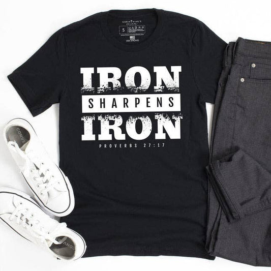 Iron Sharpens Iron Graphic Tee Shirt: L