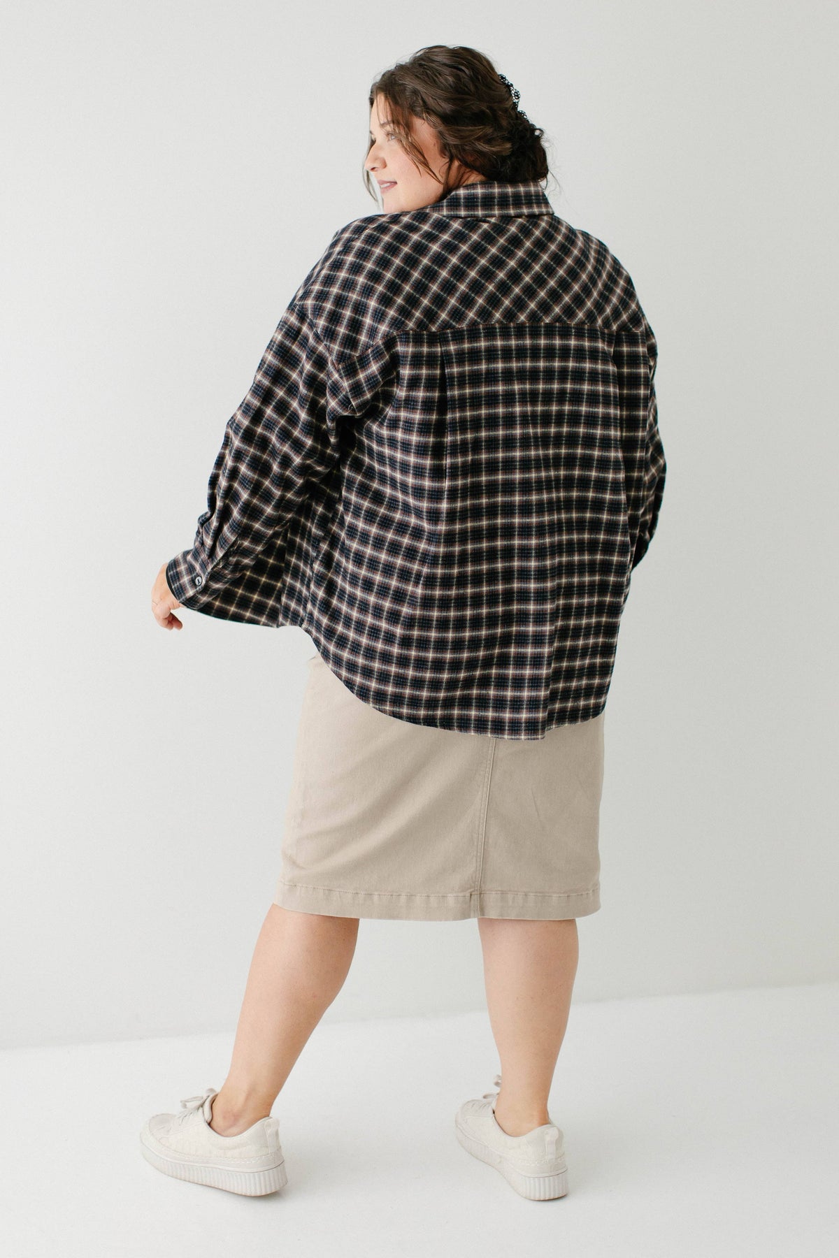 Dakota Fall Plaid Flannel Shacket