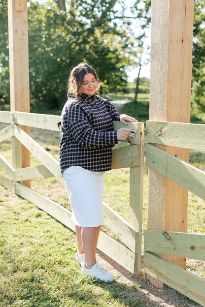 Dakota Fall Plaid Flannel Shacket