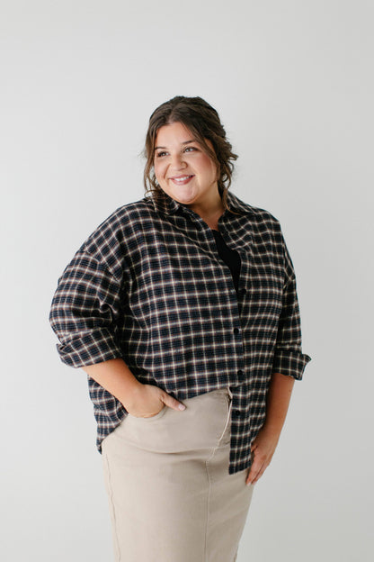 Dakota Fall Plaid Flannel Shacket