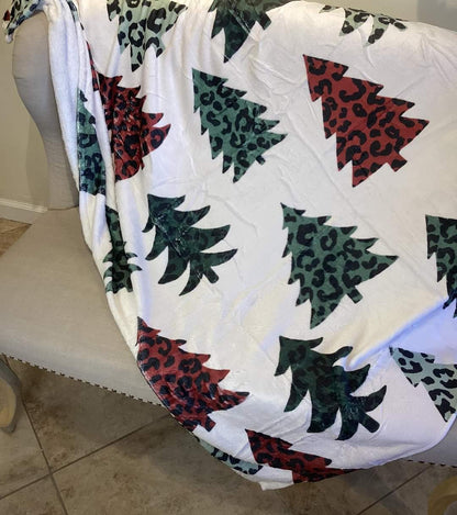 60x70 Plush Christmas Blankets