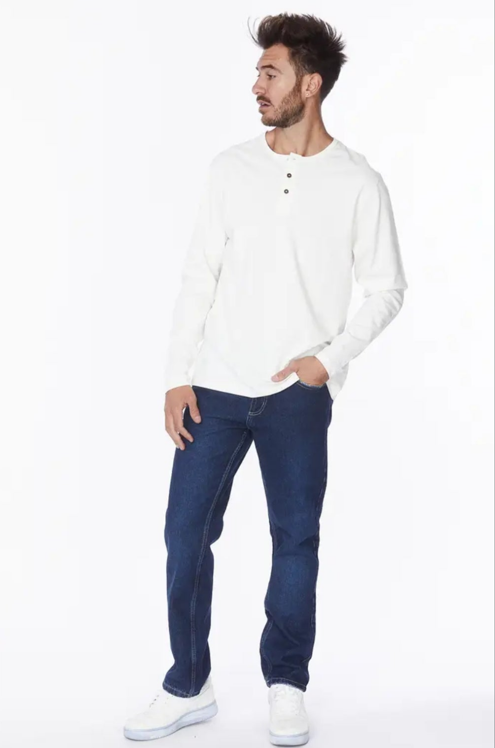 Men's Straight Loose Fit Denim