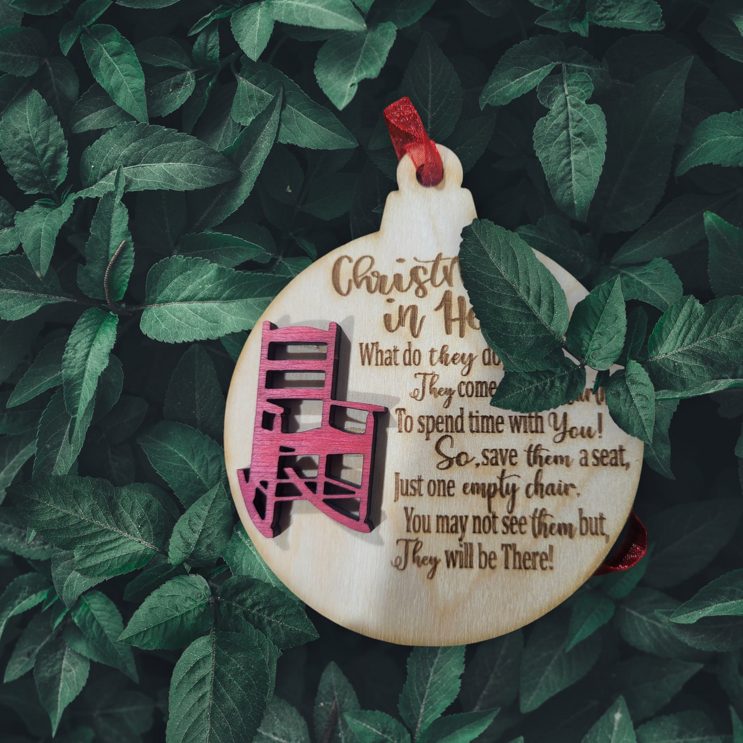 Christmas Ornaments Wooden Memory Ornaments